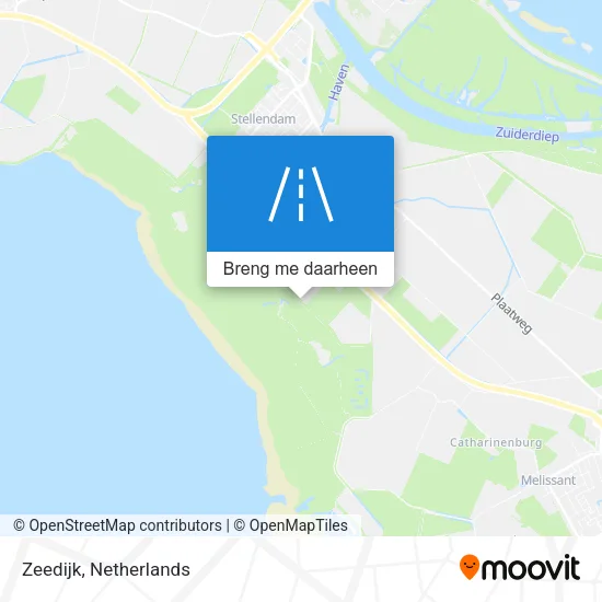 Zeedijk kaart