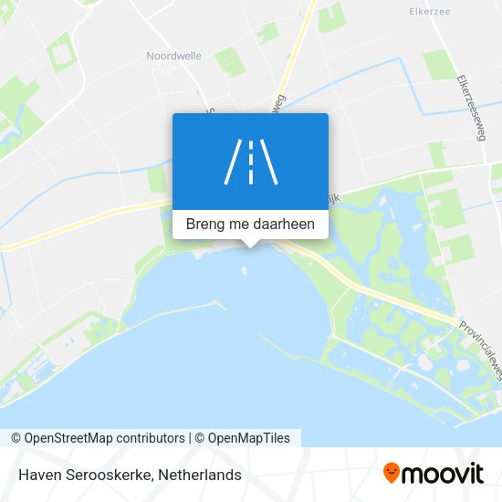 Haven Serooskerke kaart