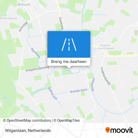 Wilgenlaan kaart