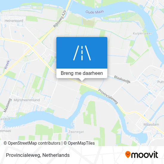Provincialeweg kaart