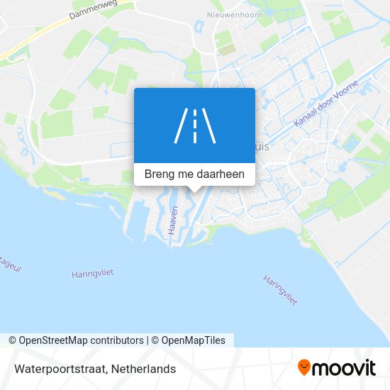 Waterpoortstraat kaart