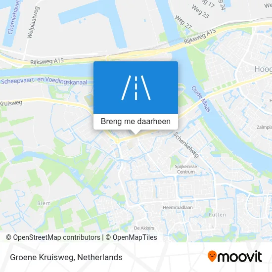 Groene Kruisweg kaart