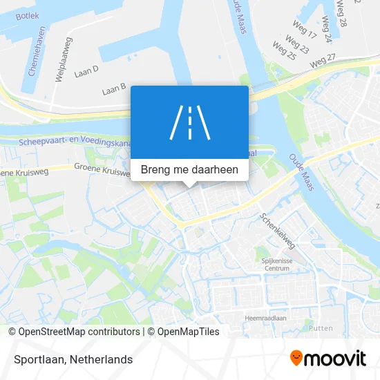 Sportlaan kaart