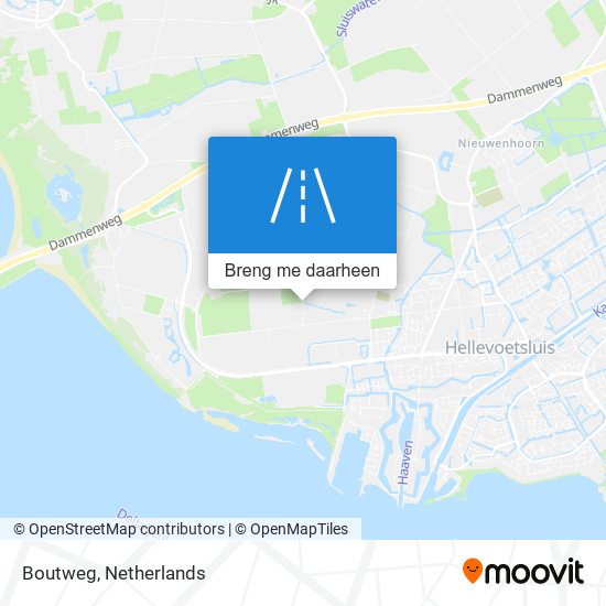 Boutweg kaart