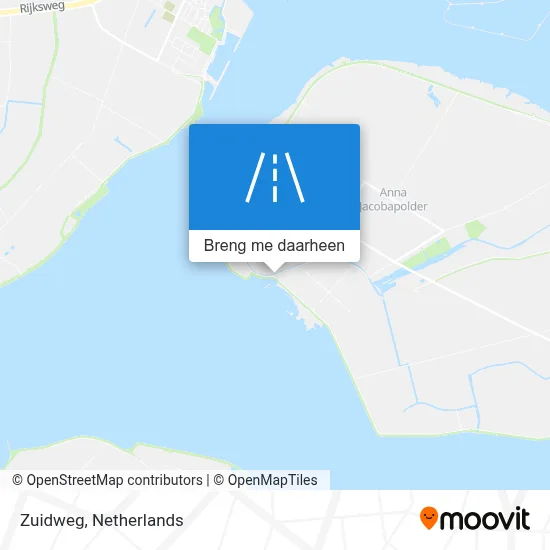 Zuidweg kaart