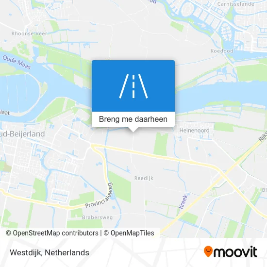 Westdijk kaart