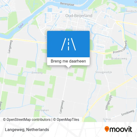 Langeweg kaart