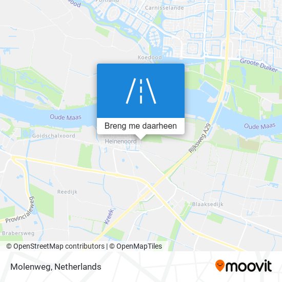 Molenweg kaart