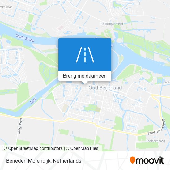 Beneden Molendijk kaart