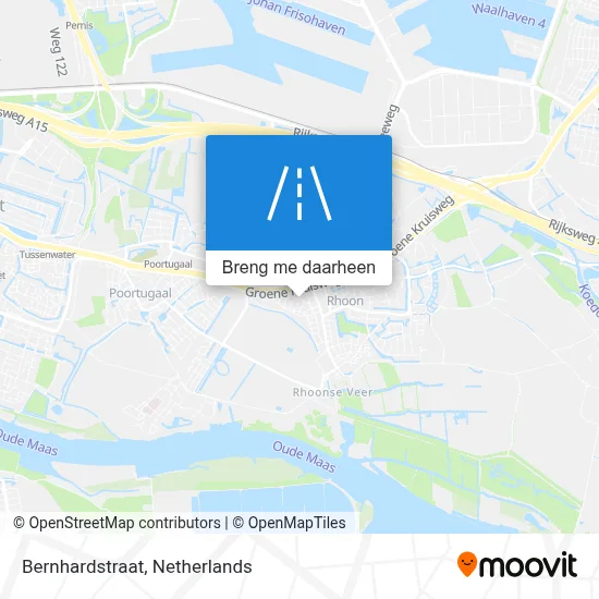 Bernhardstraat kaart