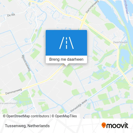 Tussenweg kaart