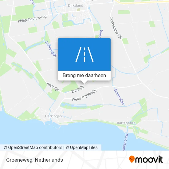 Groeneweg kaart