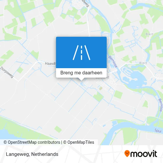 Langeweg kaart