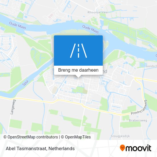 Abel Tasmanstraat kaart