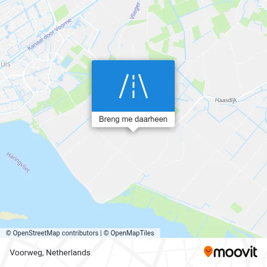 Voorweg kaart