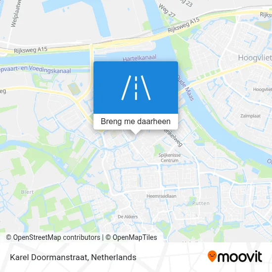 Karel Doormanstraat kaart