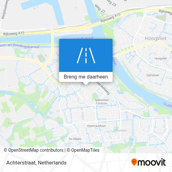 Achterstraat kaart