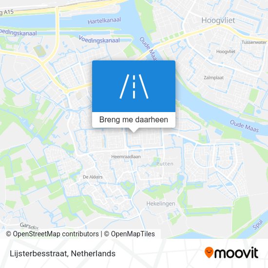 Lijsterbesstraat kaart