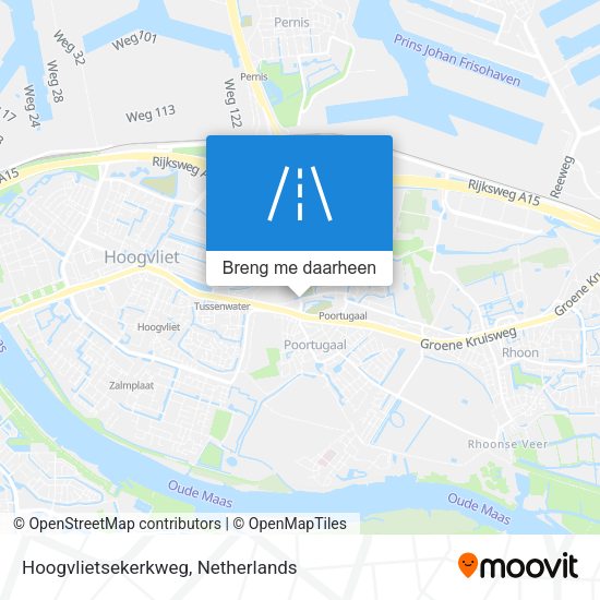 Hoogvlietsekerkweg kaart