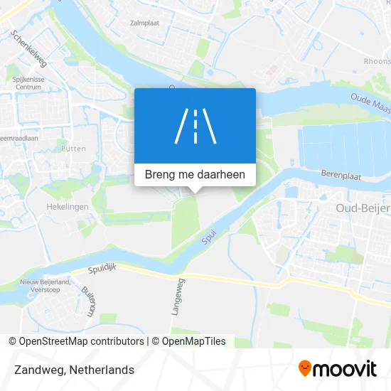 Zandweg kaart