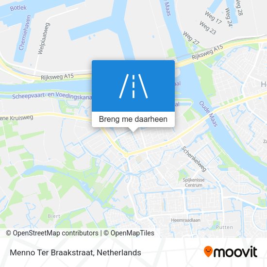Menno Ter Braakstraat kaart