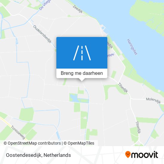 Oostendesedijk kaart