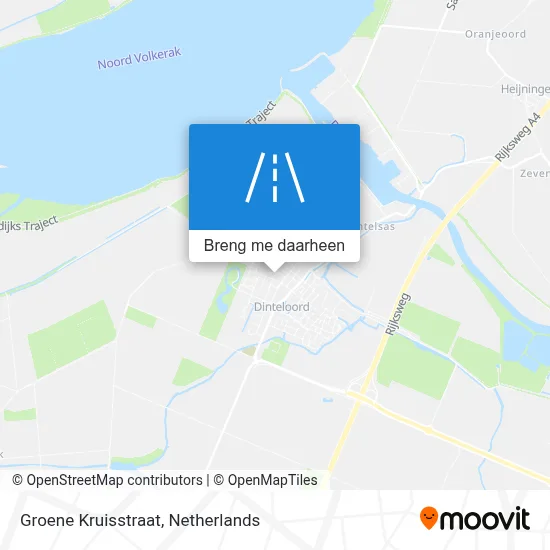 Groene Kruisstraat kaart