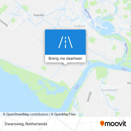 Dwarsweg kaart