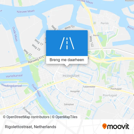 Rigolettostraat kaart