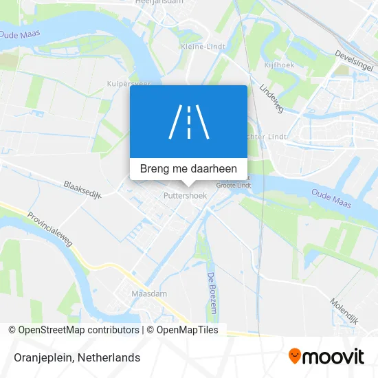 Oranjeplein kaart