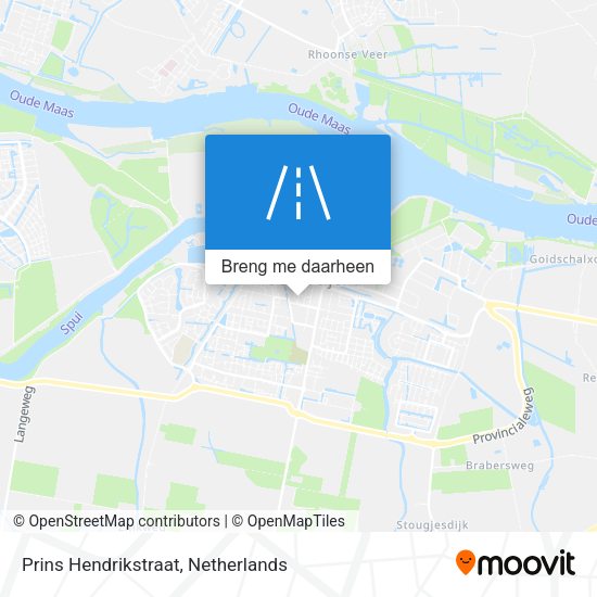 Prins Hendrikstraat kaart