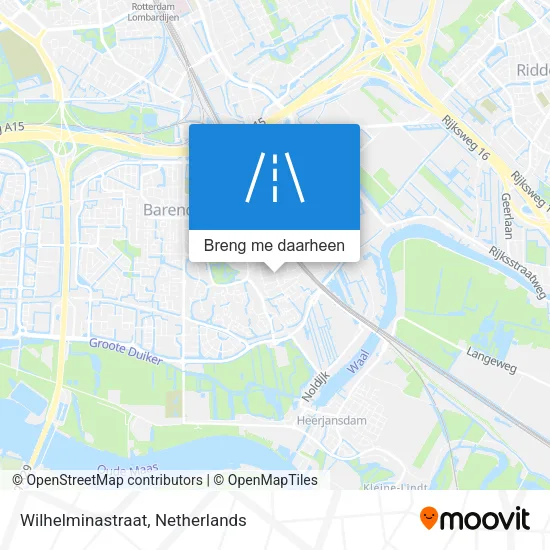 Wilhelminastraat kaart