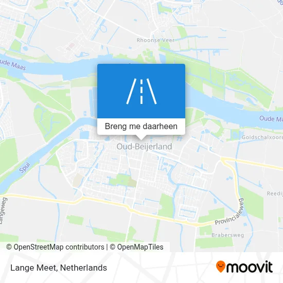 Lange Meet kaart
