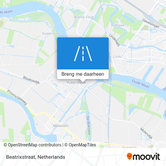 Beatrixstraat kaart