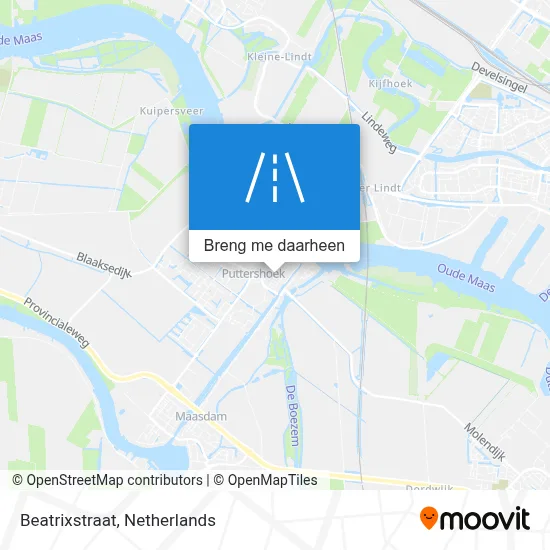 Beatrixstraat kaart