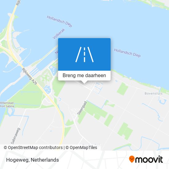 Hogeweg kaart