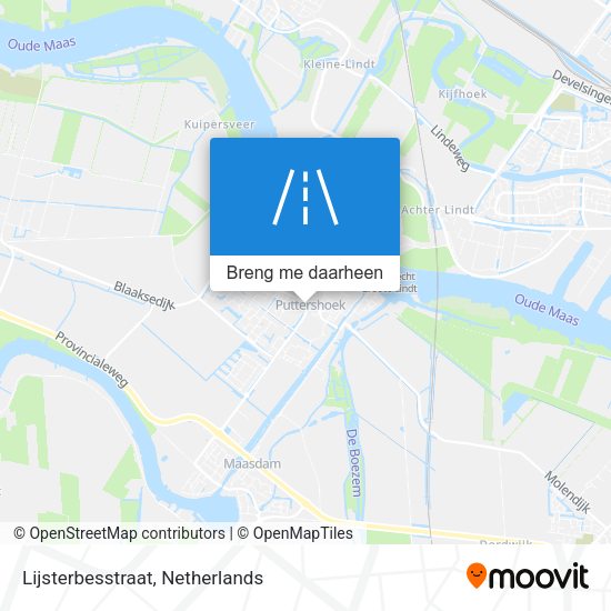 Lijsterbesstraat kaart
