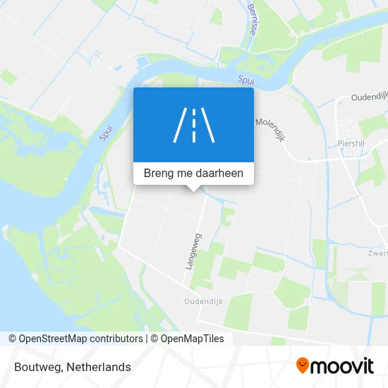Boutweg kaart