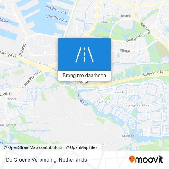 De Groene Verbinding kaart