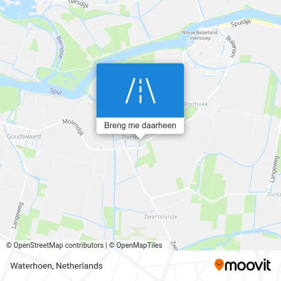 Waterhoen kaart