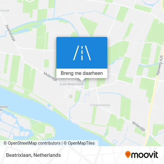 Beatrixlaan kaart