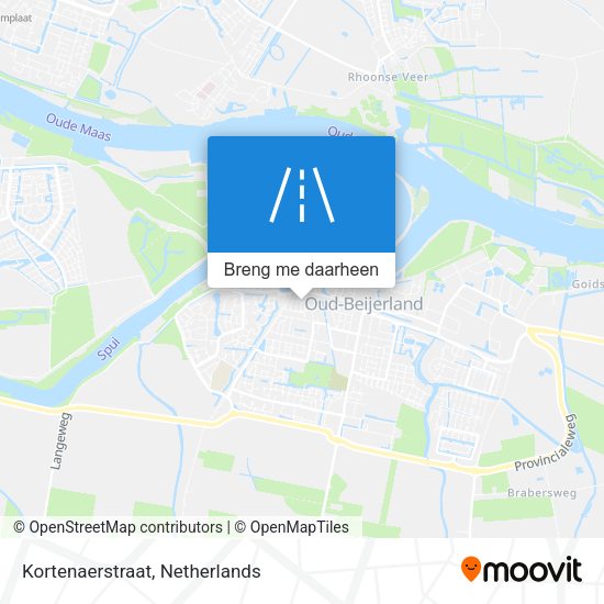 Kortenaerstraat kaart