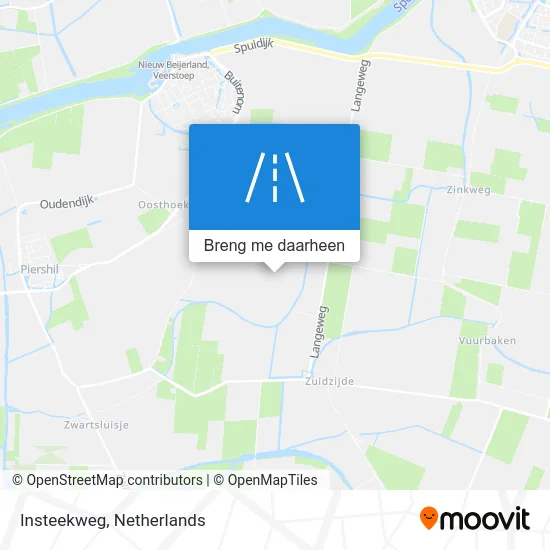 Insteekweg kaart