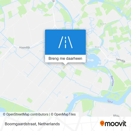 Boomgaardstraat kaart