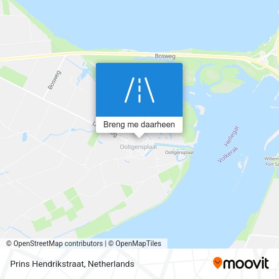 Prins Hendrikstraat kaart