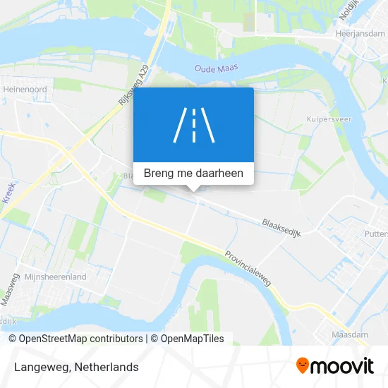 Langeweg kaart