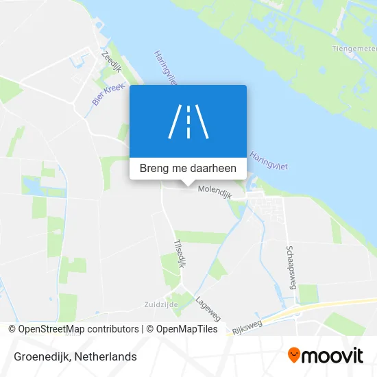 Groenedijk kaart