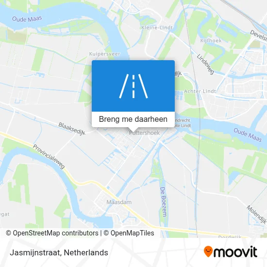 Jasmijnstraat kaart