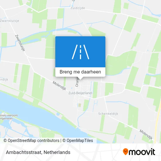 Ambachtsstraat kaart