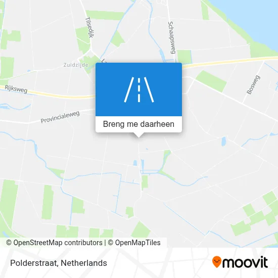 Polderstraat kaart